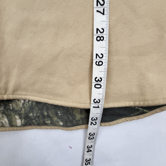 Mossy Oak Elements Khaki Button Up Jacket Men’s Size Large NWT - Picture 6 of 8